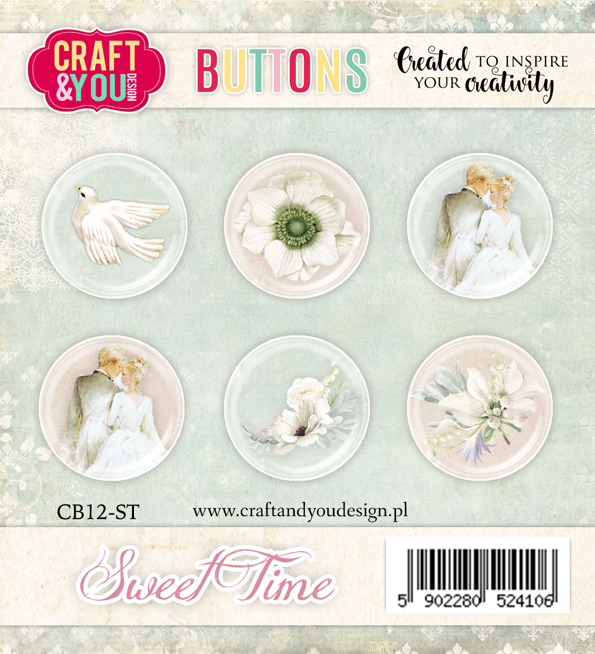  CB12-ST Buttons set - Sweet Time