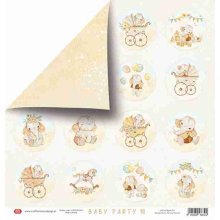 CP-BAPAR10 Elements for self-cutting out 12x12" Baby Party 10 ( 10 pcs )