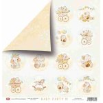 CP-BAPAR10 Elements for self-cutting out 12x12" Baby Party 10 ( 10 pcs )