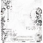 CP-BG09 Watercolor paper  30.5x30.5 cm BLOOMING GRUNGE 09 ( 10 pcs )