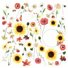 CP-BM07 Elements for self-cutting out 12x12" BLOSSOM MEADOW 07 ( 10 pcs )