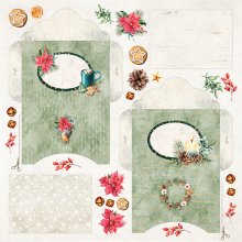 CP-CV10  Elements for self-cutting out 12x12" Christmas Vibes (10 pcs )