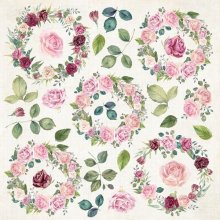 CP-FV07 Elements for self-cutting out 12x12" FLOWER VIBES 07 (10 pcs )