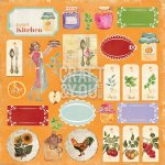 CP-MHG07 Elements for self-cutting out 12x12" My Home Garden 07 (10 pcs )