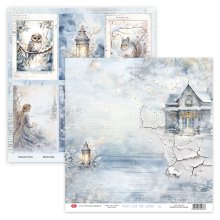 CP-PT06 Double-sided scrapbooking paper 30,5 x 30,5 cm - Paint Over the Winter 06 ( 10 pcs )