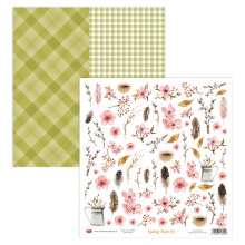 CP-SPR01 Double-sided  12x12" Spring Time 01 ( 10 pcs )