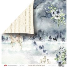 CP-SWS03 Double-sided  12x12"Sprinkled with Snow 03 ( 10 pcs )