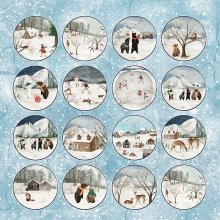 CP-WH07 Elements for self-cutting out 12x12" WINTER HOLIDAY 07 (10 pcs )