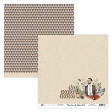 CP-WM03 Double-sided paper 12x12" World of Man 03 ( 10 pcs )