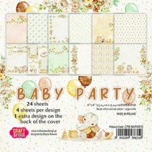 CPB-BAPAR15 Paper Pad 6x6" Baby Party