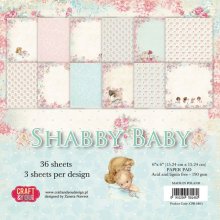 CPB-SB15 Paper pad 6x6 SHABBY BABY