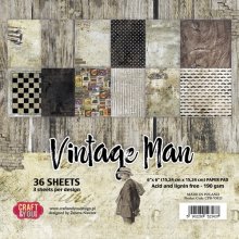 CPB-VM15 Paper Pad 6x6 VINTGE MAN