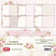 CPB-WD15 Paper Pad 6x6 WHITE DAY