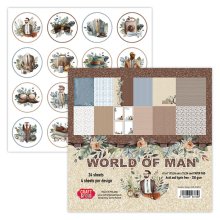 CPB-WM15 Paper Pad 6x6" World of Man