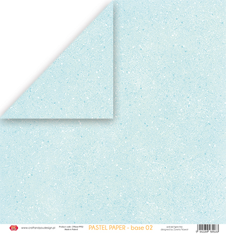  CPBase-PP02 Double-sided Base paper  12x12" Pastel Paper 02 ( 10 pcs )