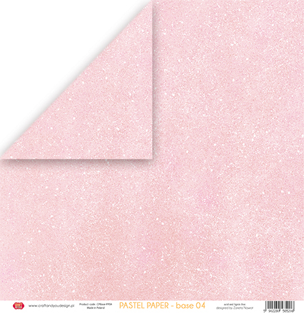  CPBase-PP04 Double-sided Base paper  12x12" Pastel Paper 04 ( 10 pcs )