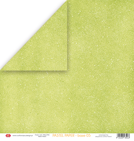  CPBase-PP05 Double-sided Base paper  12x12" Pastel Paper 05 ( 10 pcs )