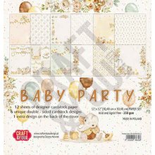 CPS-BAPAR30-12 Big Paper set 12x12" Baby Party