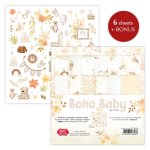 CPS-BH30-6 Paper set 12x12" Boho Baby