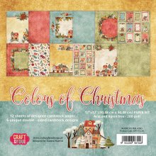 CPS-CC30 Paper set 12x12  COLORS of CHRISTMAS