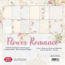 CPS-FR30 Paper set 12x12 FLOWER ROMANCE