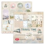 CPS-TRT30-12 Big Paper Set 30,5 x 30,5 cm- 12 sheets - Travel Time