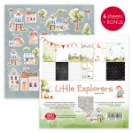 CPS-LE30-6 Paper set 12x12" Little Explorers - 6 sheets