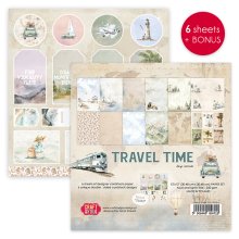 CPS-TRT30-6 Paper set 30,5x30,5 cm - 6 sheets - Travel Time