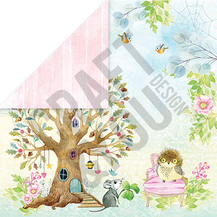  CPS-WS30 Paper set 12x12 WOODLAND STORY
