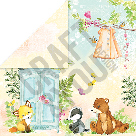  CP-WS02 Double-sided paper  30.5x30.5 WOODLAND STORY 02 ( 10 pcs )