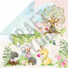 CP-WS03 Double-sided paper  30.5x30.5 WOODLAND STORY 03 ( 10 pcs )