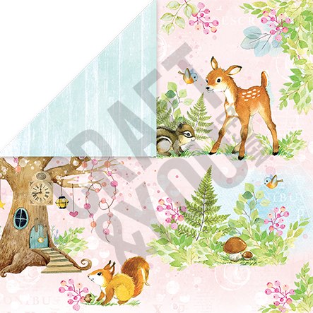  CP-WS04 Double-sided paper  30.5x30.5 WOODLAND STORY 04 ( 10 pcs )