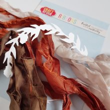 CRIB-012 RIBBONS - vintage ribbons - BLOOMING GRUNGE