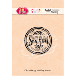 CS001 Clear Stamp - Happy Holiday Season