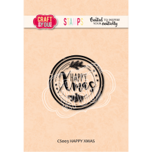 CS003 Clear Stamp -HAPPY XMAS