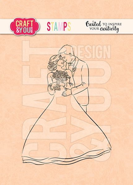  CS019 Clear Stamp - Happy Young Couple - Sweet Memories