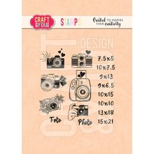 CS035 Clear Stamps  Mini Cameras set 