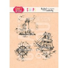 CS039 Clear Stamps Sea travel 