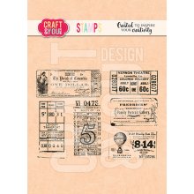 CS040 Clear Stamps Ticket 1 Set