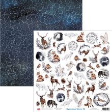 CP-MWI08 Elements for self-cutting out 12x12" Mysterious Winter 08 ( 10 pcs )