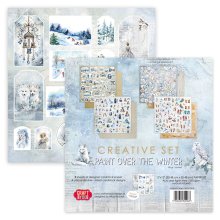 CSET-PT30-8 Big CREATIVE SET 30,5x30,5cm Paint Over the Winter - 8 sheets