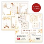 CSET05-BH-4 CREATIVE set 30,5x30,5cm Boho Baby