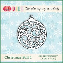 CW010 Cutting Die-Christmas Ball 1