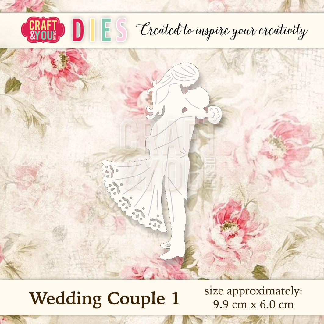  CW018 Cutting Die- Wedding Couple 1