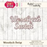 CW037 Cutting Die - Wesołych Świąt