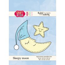 CW049 Cutting Die - Sleepy moon  