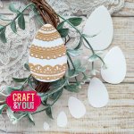 CW216 Cutting Die - Lace Easter Eggs