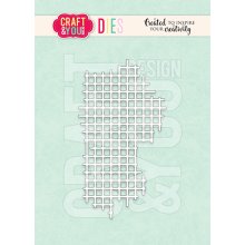 CW289 Cutting die - Checkered Background - Craft & You Design