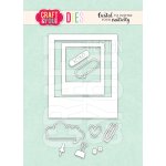 CW291 Cutting die - Polaroid frame set - Craft & You Design