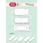 CW295 Cutting die - Set of 3 Tickets - Craft & You Design